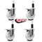Service Caster 5'' Nylon Swivel 1-1/4'' Expanding Stem Caster Set Total Lock Brake, 4PK SCC-EXTTL20S514-NYS-114-4 - alternate 4